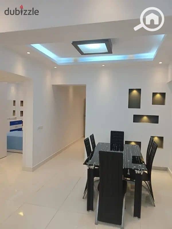 Furnished apartment for rent in Al-Ma'adi, Upper Meadow, Zahraa Al-Maadi, with hotel-style finishing. Area: 120 sq mConsists of 2 bedrooms, reception, - Ansicht 5