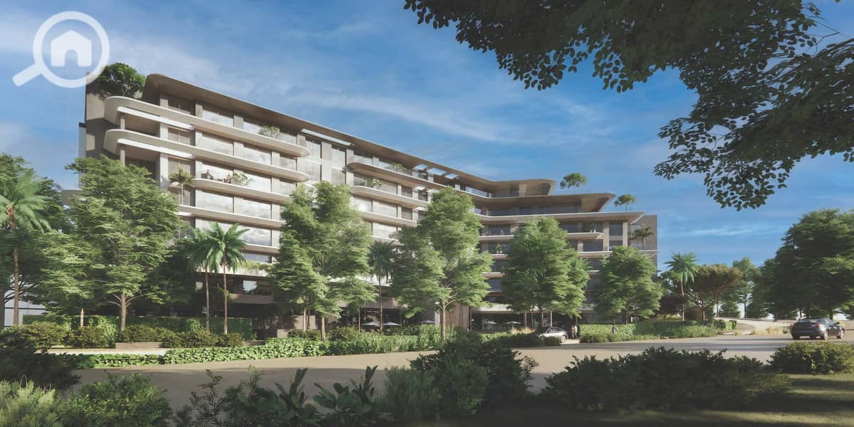 Your apartment has a view of the golf course in the heart of the Sixth Settlement, 115 meters, two rooms, with a down payment of 10% in Golf Town by Modon. - Ansicht 2