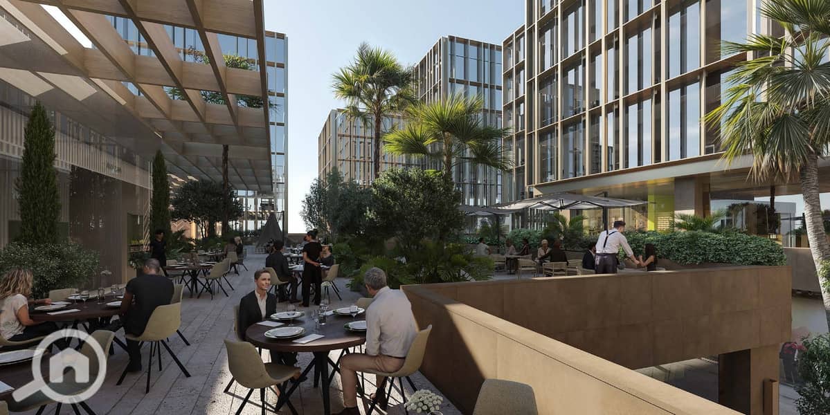 Your apartment has a view of the golf course in the heart of the Sixth Settlement, 115 meters, two rooms, with a down payment of 10% in Golf Town by Modon. - Ansicht 3