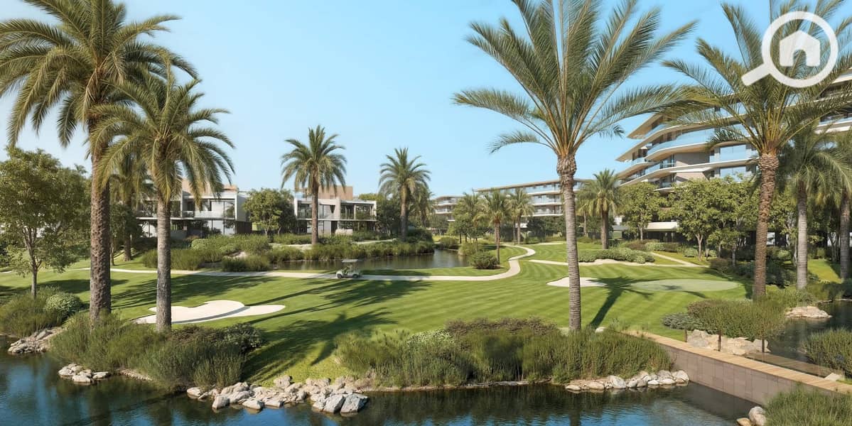 Your apartment has a view of the golf course in the heart of the Sixth Settlement, 115 meters, two rooms, with a down payment of 10% in Golf Town by Modon. - Ansicht 6