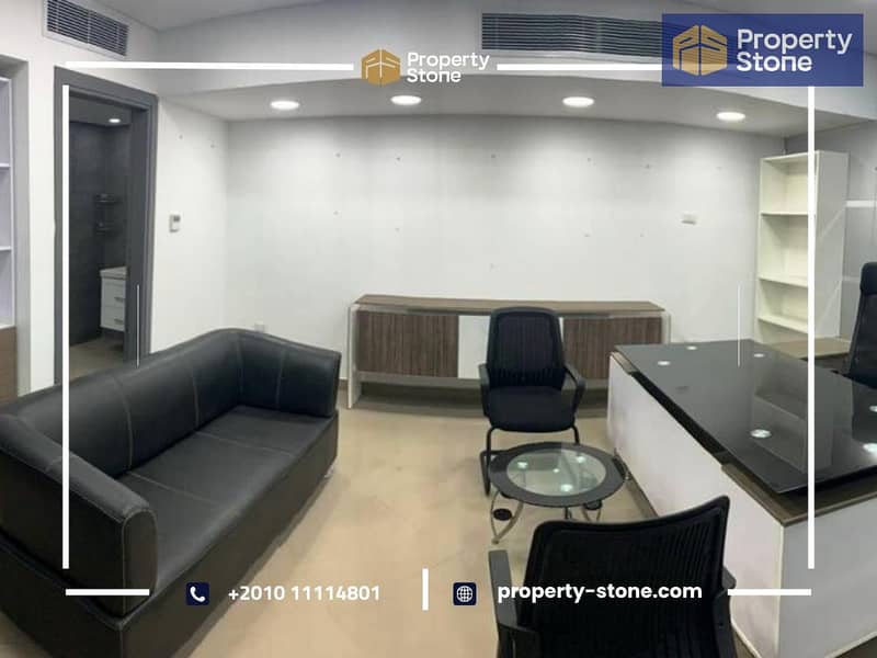 Fully Furnished & Licensed Administrative Office for Rent | 500 SQM | Maadi Ring Road - Widok 4