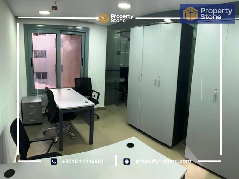 Fully Furnished & Licensed Administrative Office for Rent | 500 SQM | Maadi Ring Road - Widok 5