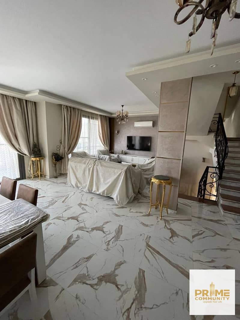 Twin House Villa for Sale in Al Reem Residence 6th of October Land 263m & BUA 328m Near 26th of July Corridor Jedar & Swan Lake - Widok 3