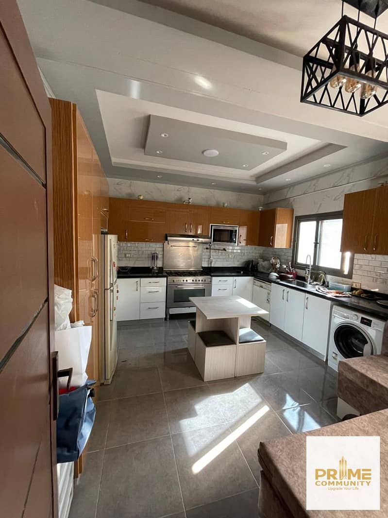 Twin House Villa for Sale in Al Reem Residence 6th of October Land 263m & BUA 328m Near 26th of July Corridor Jedar & Swan Lake - Widok 4