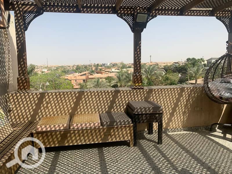Rooftop apartment furnished for rent in Al-Nakheel Compound, a steal price. - Widok 4