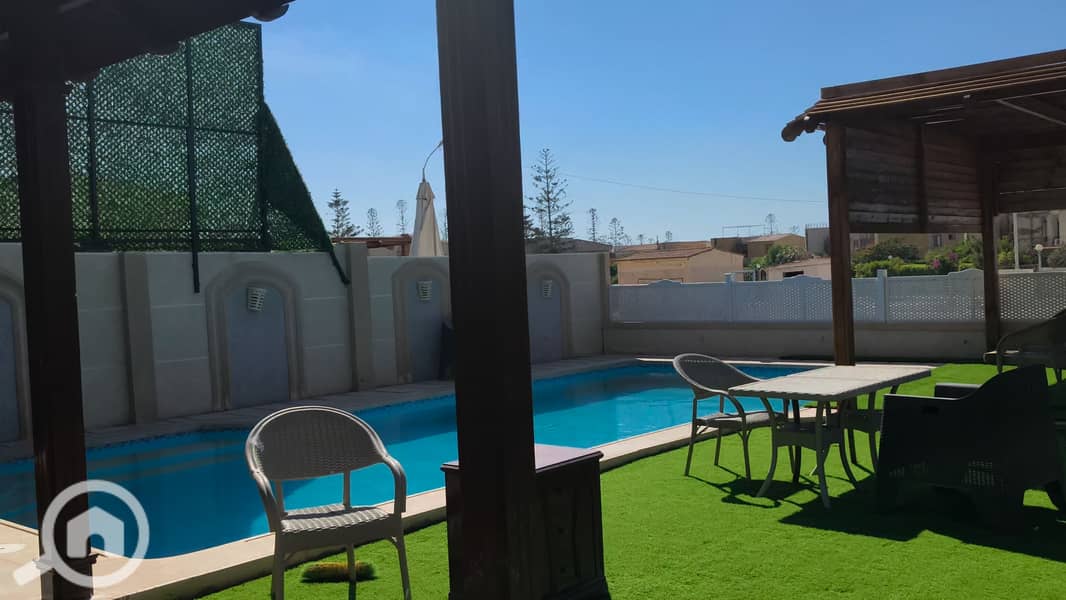 Duplex villa for rent with a private pool in Ramses Village K45, North Coast - Fler