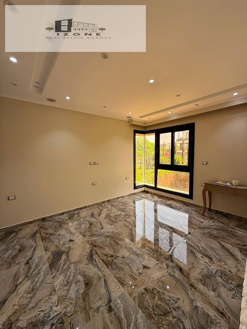 Middle Townhouse for Rent – Sodic Villette New Cairo – 260sqm – Ultra Super Lux – Kitchen, Appliances & ACs – 4 Bedrooms – 4 Bathrooms – pohled 2