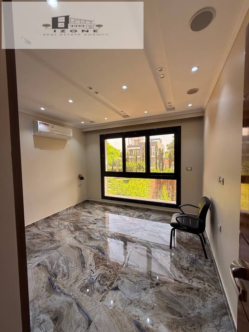 Middle Townhouse for Rent – Sodic Villette New Cairo – 260sqm – Ultra Super Lux – Kitchen, Appliances & ACs – 4 Bedrooms – 4 Bathrooms – pohled 5