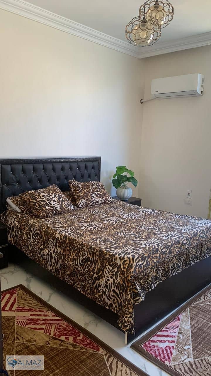 Furnished apartment for rent in Andalus 2, Fifth Settlement, 180 sq m, directly on South 90th Street – pohled 6