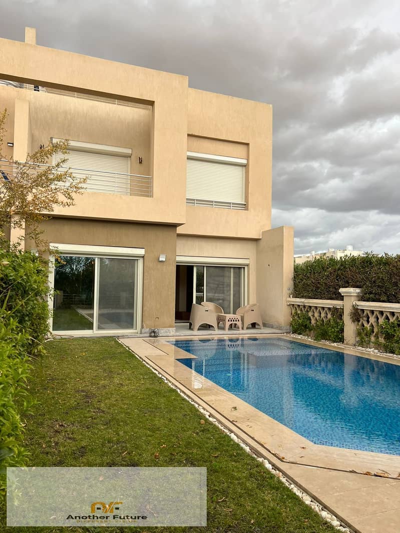 Fully Furnished Townhouse for Rent with Private Pool in Palm Hills Golf Extension - Widok 2