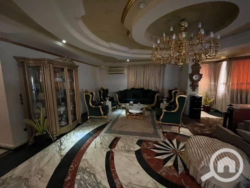 For sale, an apartment of 200m in a very prime location, Dégla, Leaders Towers, Super Lux finishing, Super Lux façade. - Widok 2