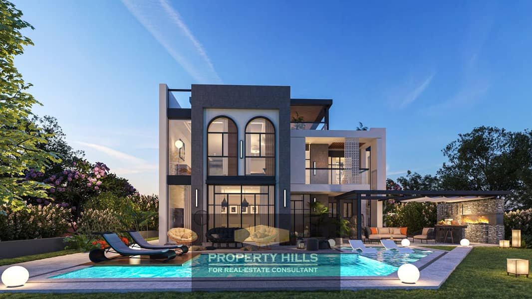 Independent villa with a private swimming pool in Sheikh Zayed on the Dahshur Link in IRA - Ansicht 3