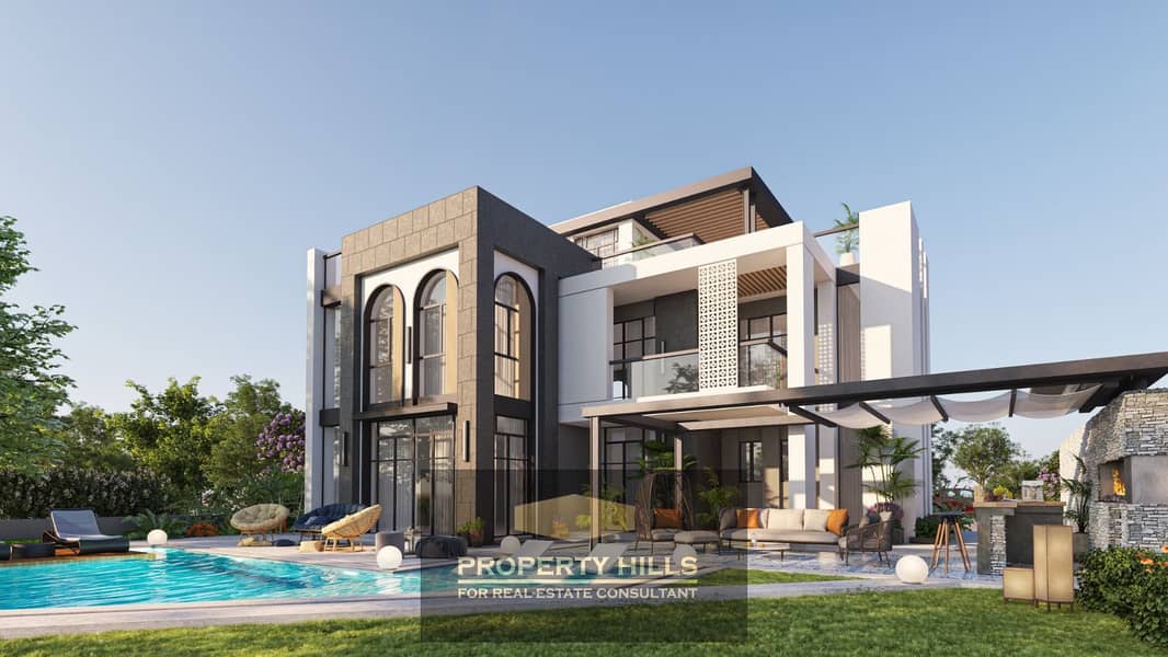 Independent villa with a private swimming pool in Sheikh Zayed on the Dahshur Link in IRA - Ansicht 4