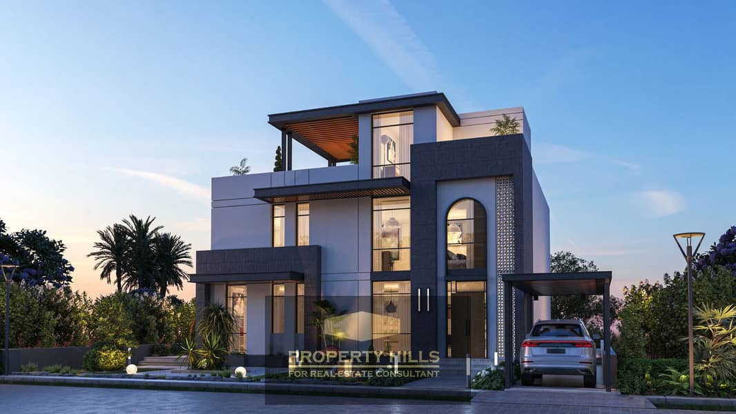 Independent villa with a private swimming pool in Sheikh Zayed on the Dahshur Link in IRA - Ansicht 5