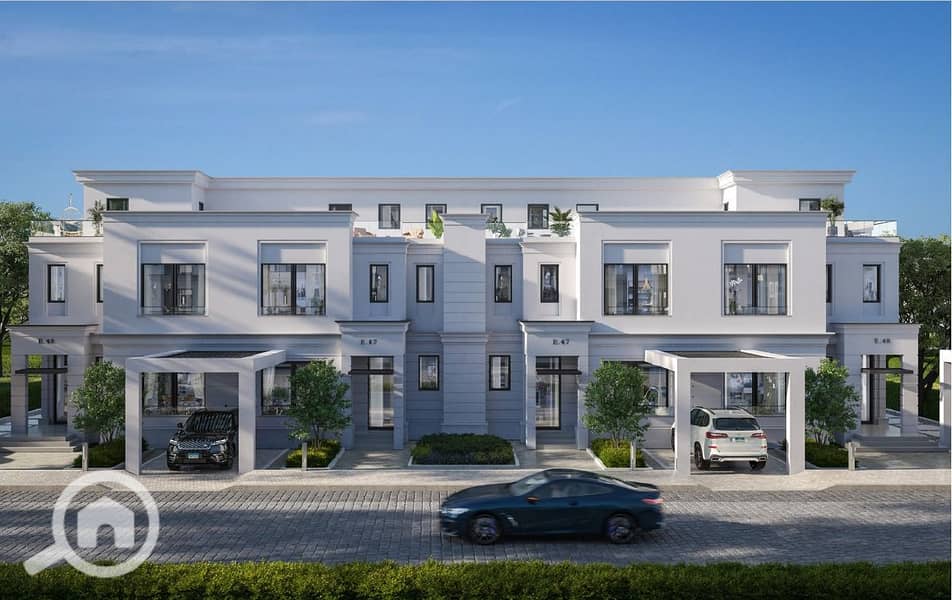Premuim Ready to Move Twin House Overlooking the Landscape for Sale with Installments, Next to Sodic - Ansicht 3