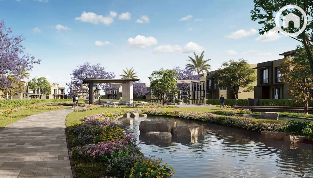 Twin house villa for sale in Garden Lakes Hyde Park Compound, 6th of October - Więcej