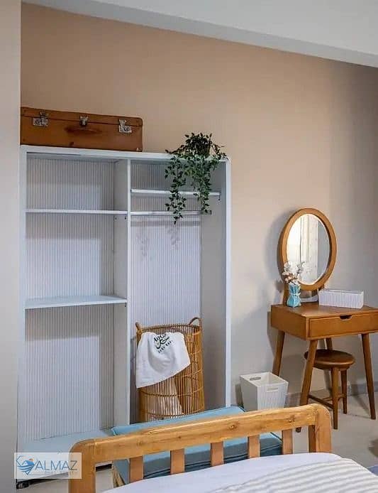 A distinctive furnished 160 sqm apartment for rent in Al Banafseg 12 Villas, First Settlement, near Rehab City and Waterway Mall. - Widok 6
