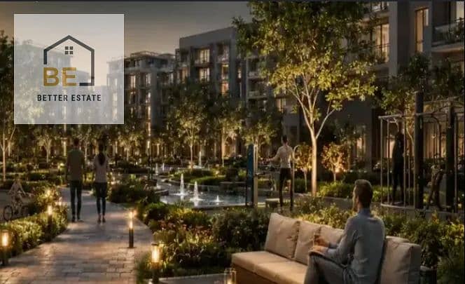 Semi-finished apartment for sale in installments in Park Site Compound - New Administrative Capital - Vista 3