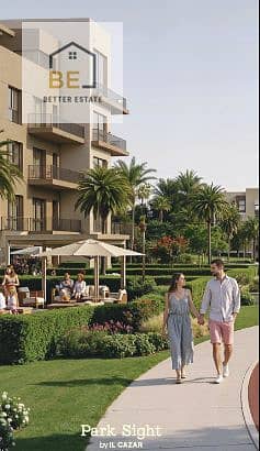 Semi-finished apartment for sale in installments in Park Site Compound - New Administrative Capital - Vista 5