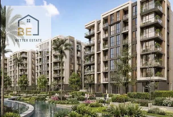 Semi-finished apartment for sale in installments in Park Site Compound - New Administrative Capital - Vista 6
