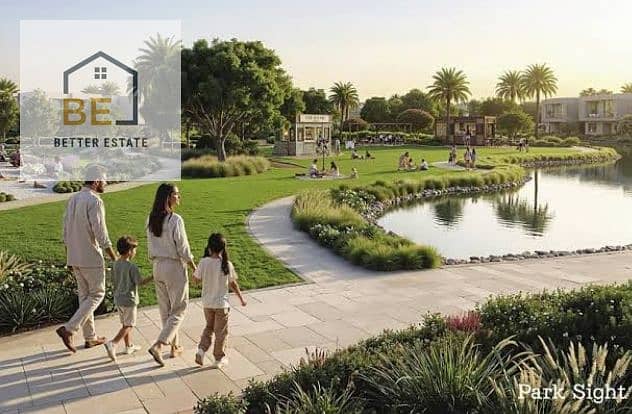 Semi-finished apartment for sale in installments in Park Site Compound - New Administrative Capital - Altro