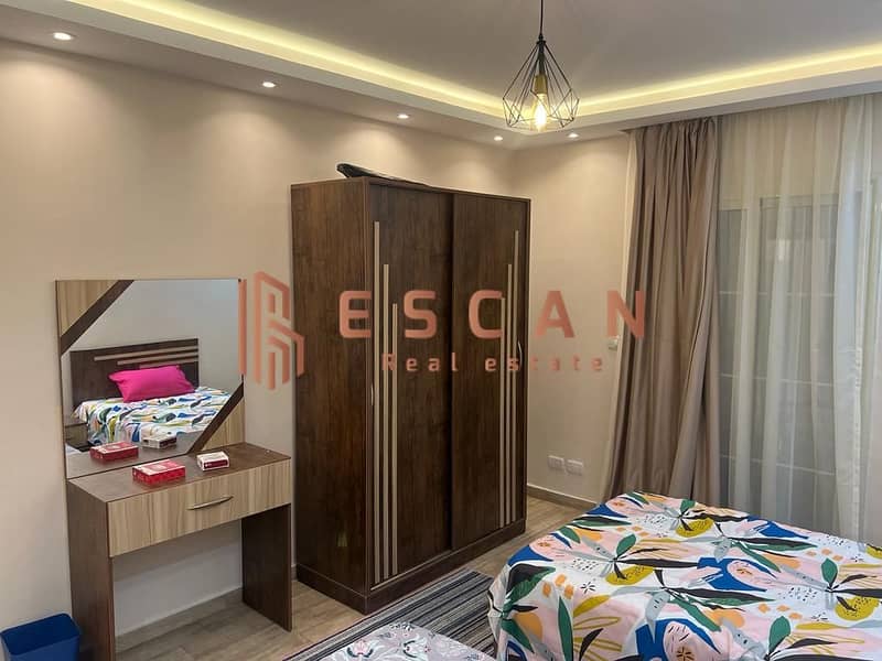 Furnished apartment for rent in Al Rehab City. Second floor, 90 square meters, near all amenities. Consists of: 2 bedrooms, 1 bathroom, kitchen, and r - Ansicht 6