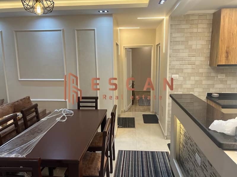 Furnished apartment for rent in Al Rehab City. Second floor, 90 square meters, near all amenities. Consists of: 2 bedrooms, 1 bathroom, kitchen, and r - Ansicht 4