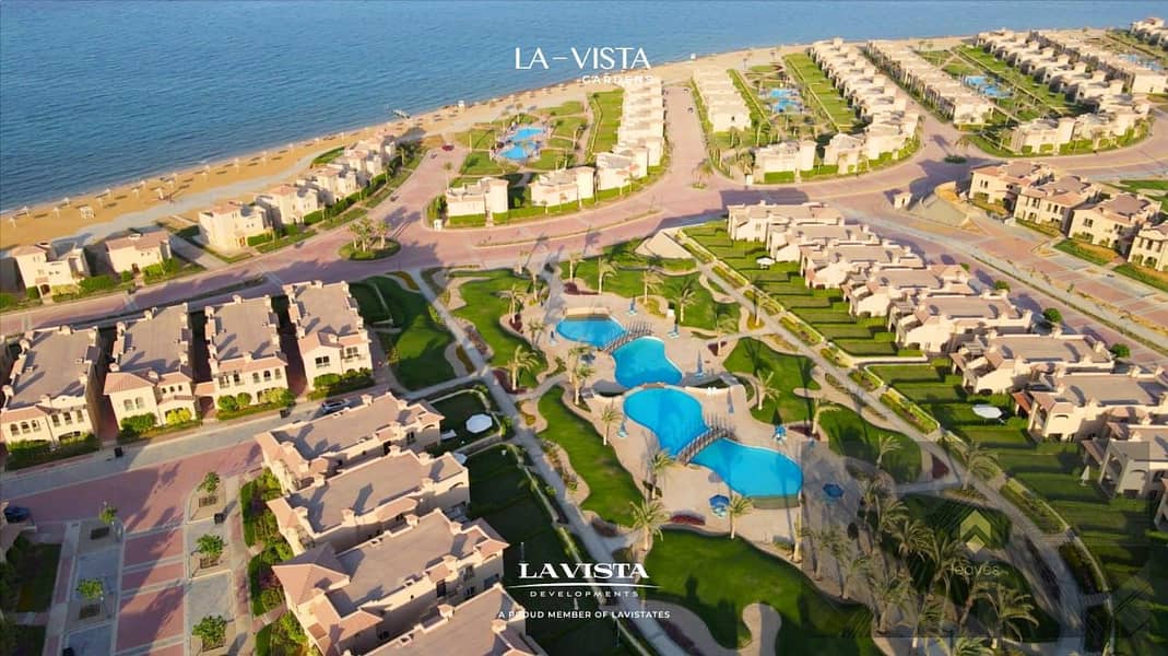 First row chalet - 150m Full sea view in the most distinguished location in La Vista North Coast - Więcej