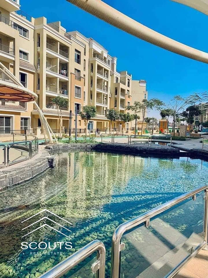 155m 3BR Apartment for Sale in Mostkbal city New Cairo. Best phase, open villa & landscape view, near services, best market price. - Изглед 5