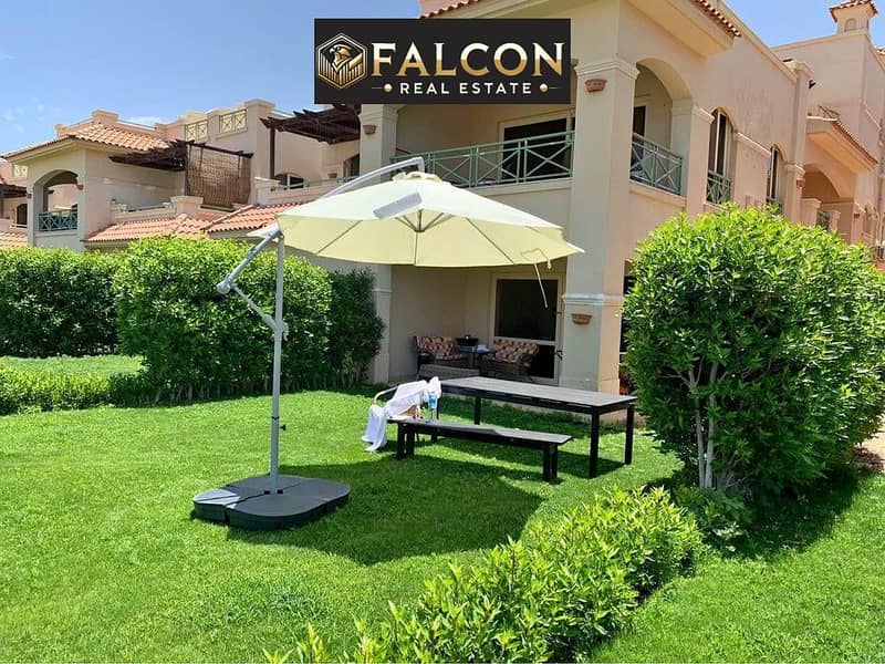 get now luxury ground chalet + garden full sea view & fully finished near to Mountain View Ras El Hekma . June Sodic . Marassi - Mehr