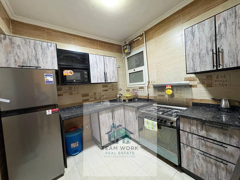Furnished apartment for rent in Jannat Zayed Compound in Sheikh Zayed - Widok 4