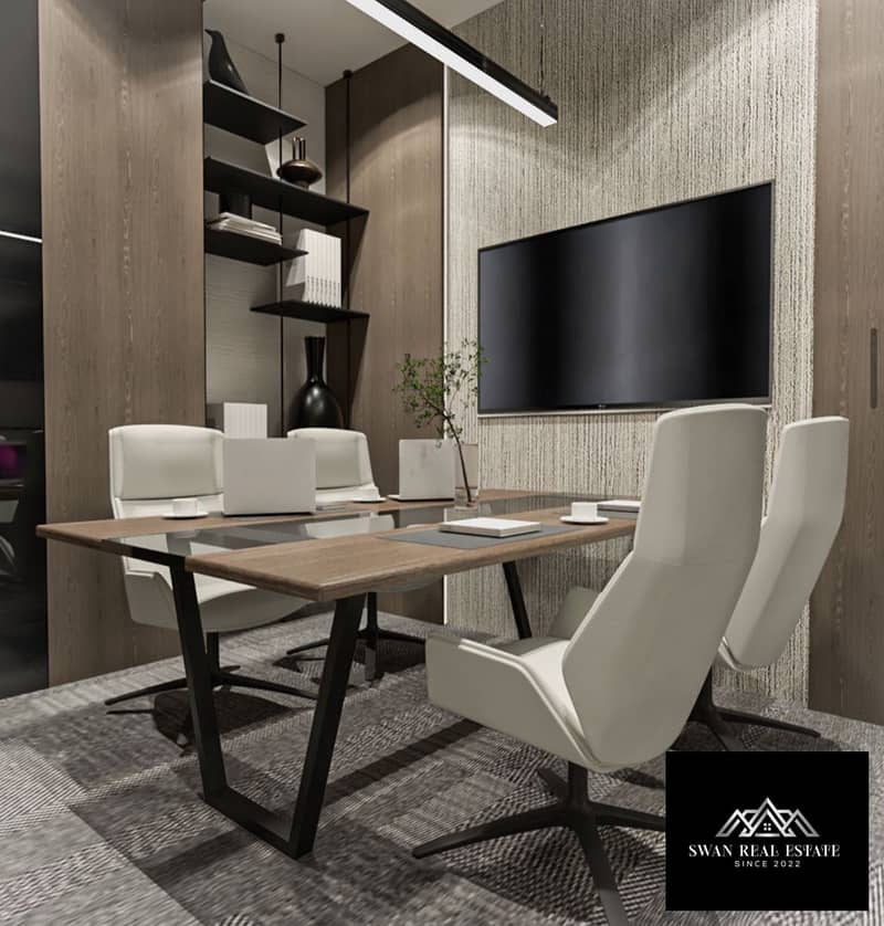 Prime 114m² Office for Rent in the Heart of Sheikh Zayed | Near Arkan & Hyperone Premium administrative space featuring a private office and open-spac - Ansicht 4