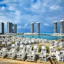 A fully finished apartment with air conditioning and a stunning sea view in the Alamein Towers on the North Coast - Aanzicht 4