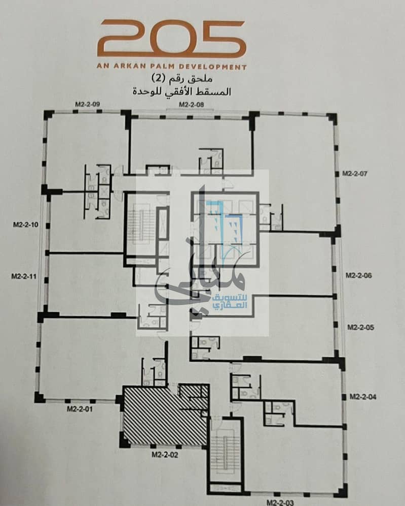 Office for Rent at Arkan Palm 205 Mall – Semi-Finished – 70 sqm - Widok 3