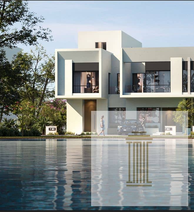 Luxury Corner Townhouse for Sale at The Waterway Triangle, New Cairo | Villa-Only Community | 10% Down Payment | 9 Years - Ansicht 3