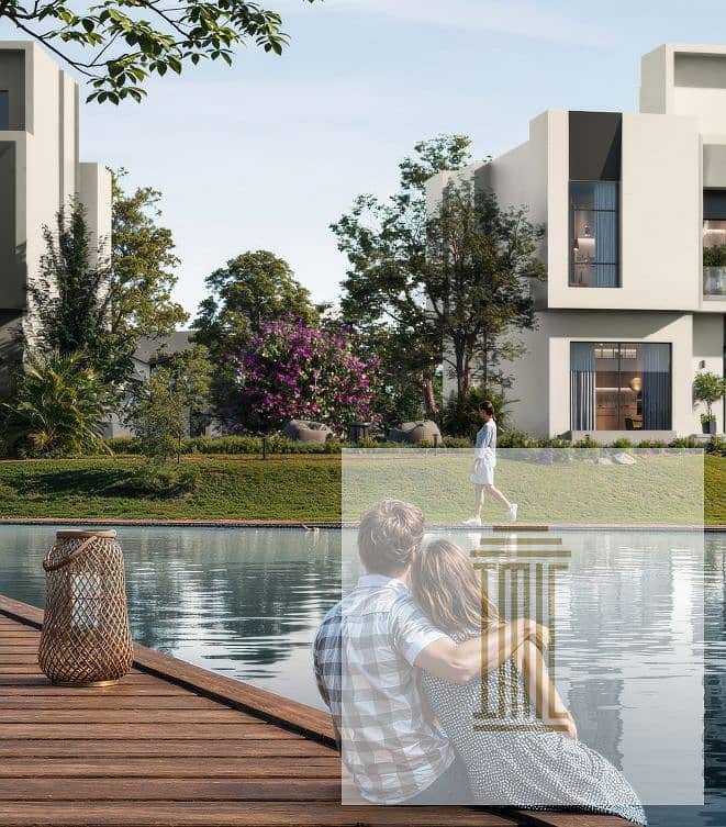 Luxury Corner Townhouse for Sale at The Waterway Triangle, New Cairo | Villa-Only Community | 10% Down Payment | 9 Years - Ansicht 5