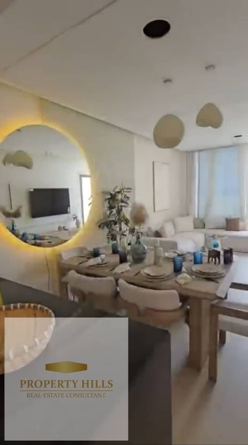 - Finished with air conditioning and furniture, a distinguished villa direct sea view on the coast beach inside Marina 5 • Immediate handover on key - Ansicht 5