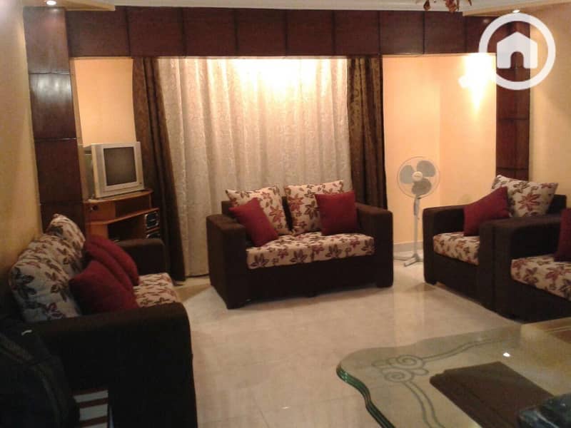 Furnished apartment for rent in Sarayat Al-Maadi, air-conditioned - Widok 2