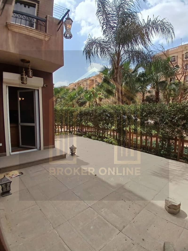 For rent, an apartment with a kitchen and air conditioning, ground floor with a garden in Hadayek October [Italian Quarter Compound] – pohled 2