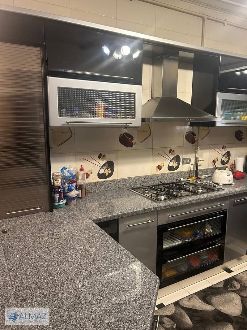 Furnished 205 sqm apartment for rent in Al Banafseg 7 Villas, First Settlement, near Waterway and Sadat Axis. - Widok 3