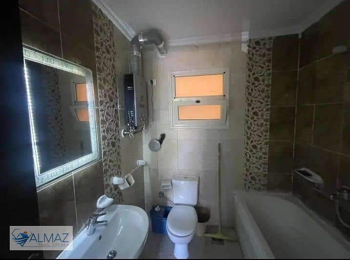 Furnished 130 sq m fully air-conditioned apartment for rent in Dar Misr Al Qarnafel Compound, First Settlement, directly opposite Gate 24 of Rehab Cit - Ansicht 6