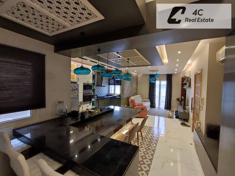 Penthouse for Rent in Mountain View ERK Executive Residence Katameya Fully Furnished | Private Roof – pohled 3