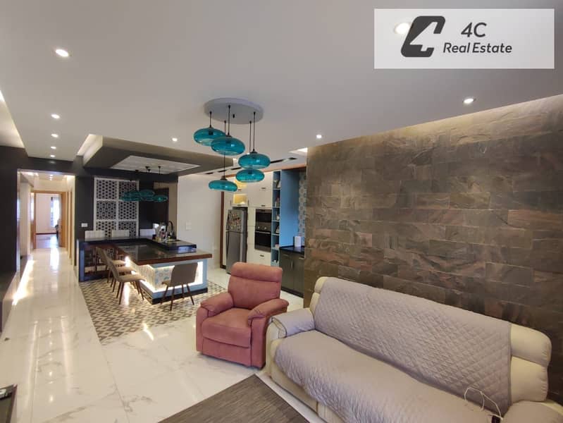 Penthouse for Rent in Mountain View ERK Executive Residence Katameya Fully Furnished | Private Roof – pohled 4