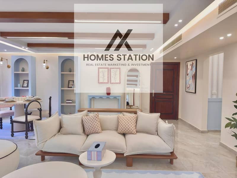 Fully Furnished Apartment for Rent in Stone Residence, New Cairo - Widok 2