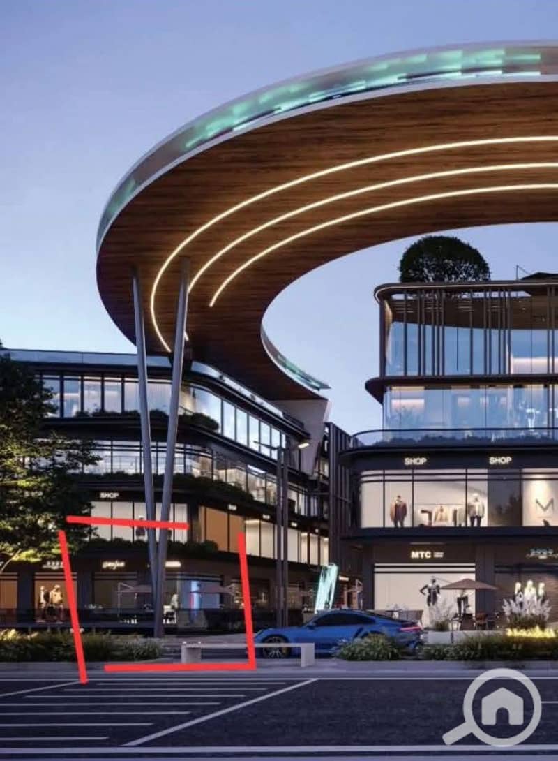 Commercial Shop For Sale in the First International District with an area of 45 meters with a 10% down payment and installments up to 5 years in the heart of October Gardens at Connect 4 Mall - Ansicht 3