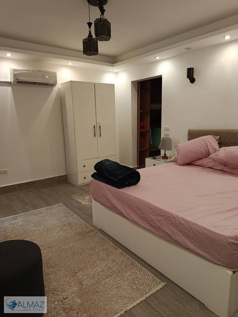Furnished, fully air-conditioned penthouse apartment for rent in Town Residence Compound, Fifth Settlement, located near the Middle Ring Road. - Ansicht 2
