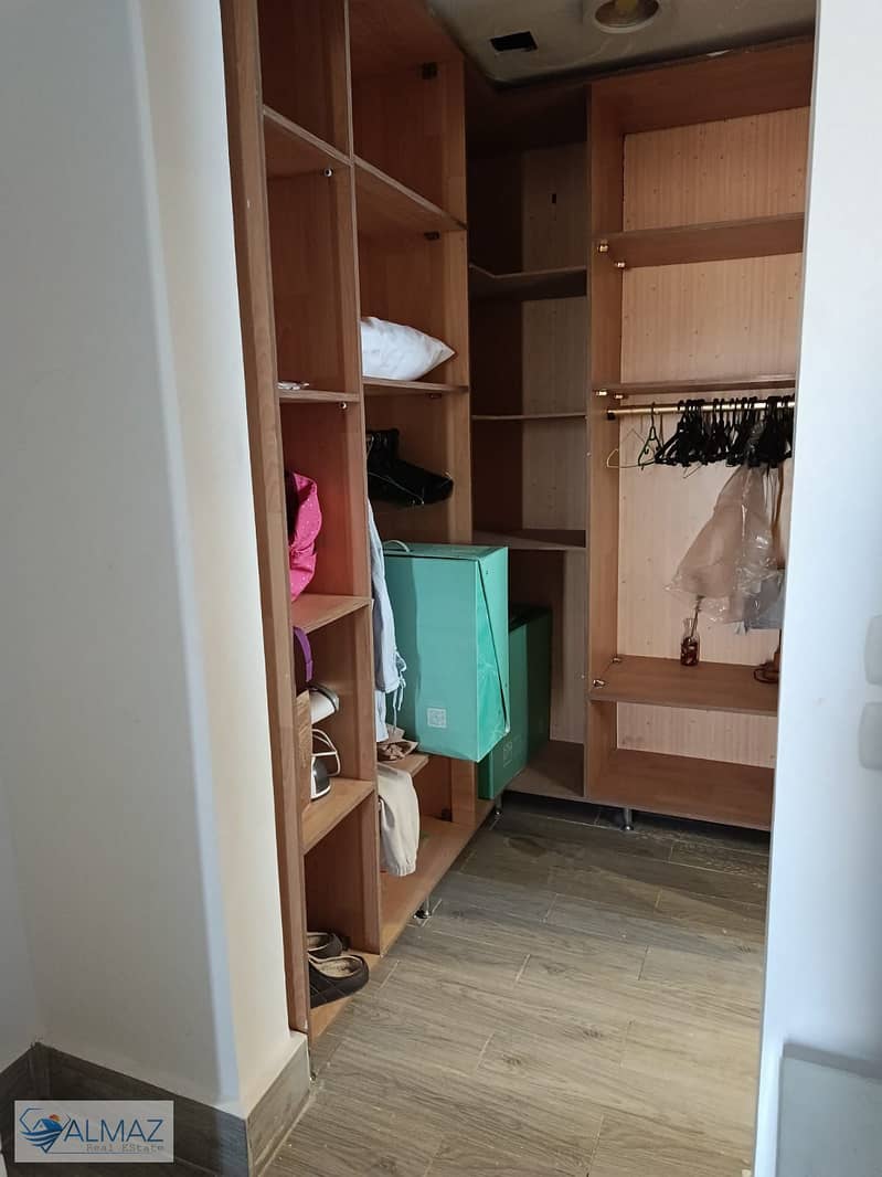 Furnished, fully air-conditioned penthouse apartment for rent in Town Residence Compound, Fifth Settlement, located near the Middle Ring Road. - Ansicht 4