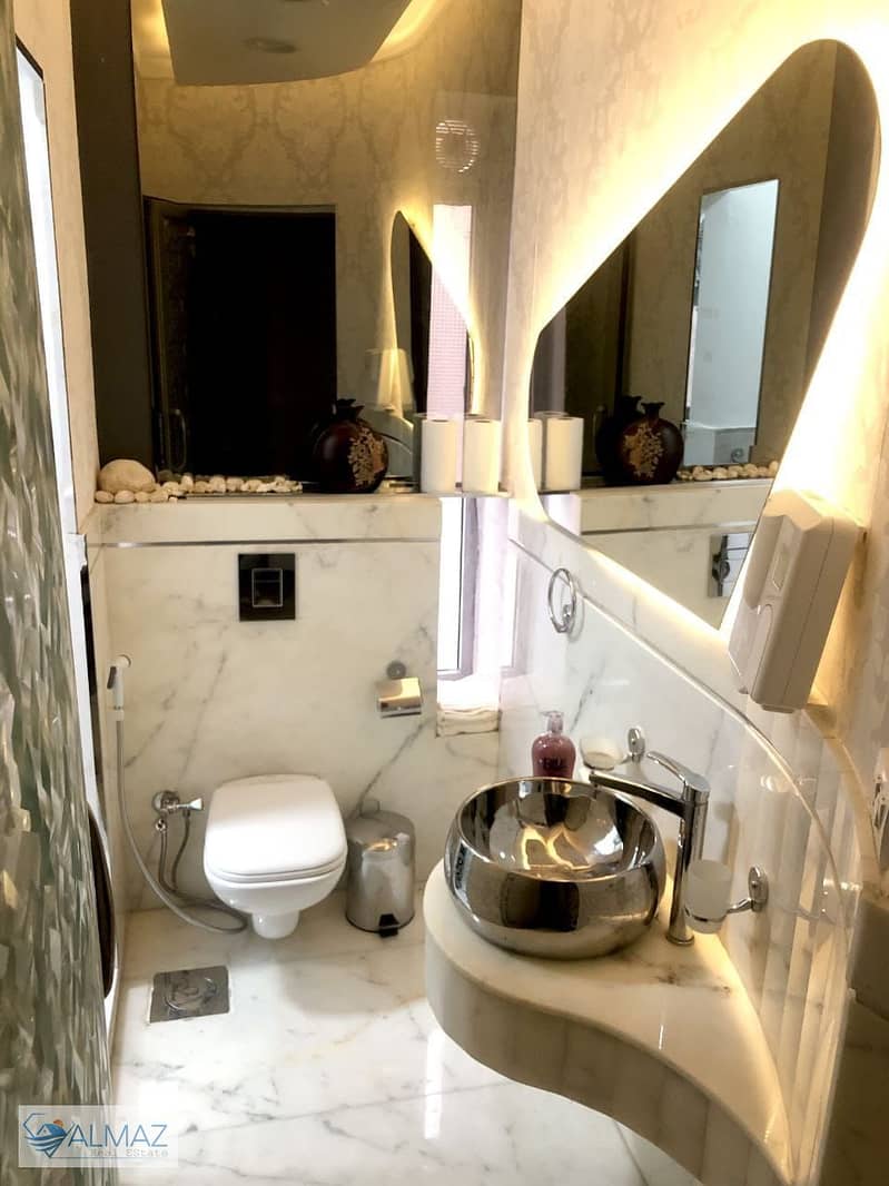 Furnished 85 sqm studio apartment for rent in the First District Villas, Fifth Settlement, near South 90th Street. - Widok 5