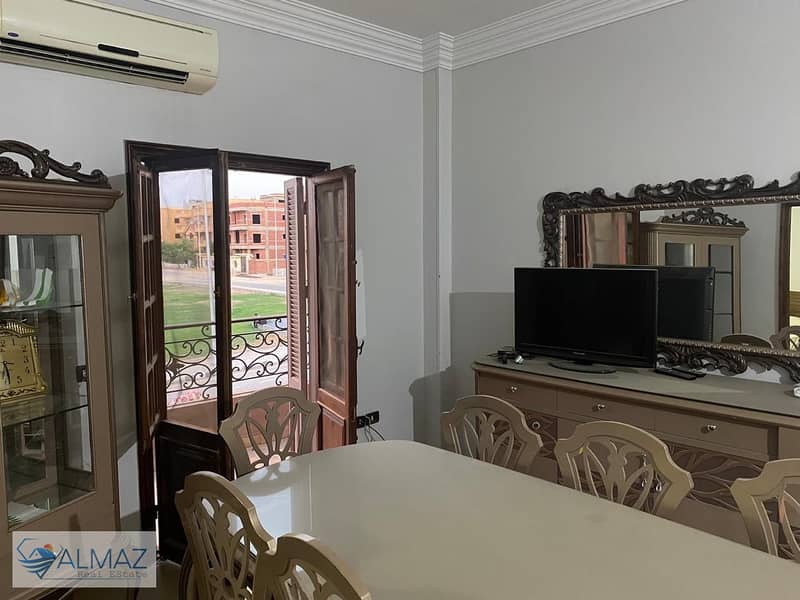 Furnished 220 sqm apartment for rent in Al Yasmin 3 Villas, First Settlement, near main roads. - Ansicht 6