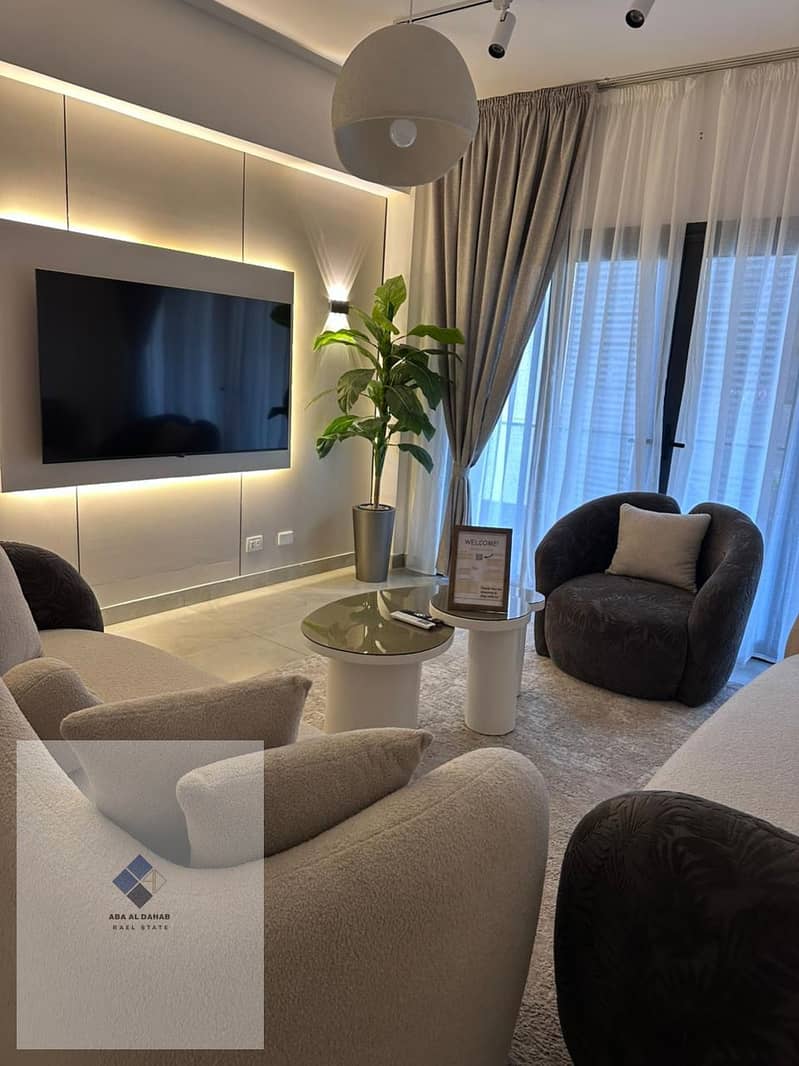 Apartment for rent in the Madinaty compound in New Cairo for immediate housing, with an area of 110 sqm consisting of 2 bedrooms + bathroom with a direct view of the green spaces. - Ansicht 5